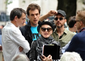 Madonna+on+set+in+Central+Park