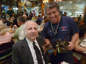 steven greenberg, with lobsters