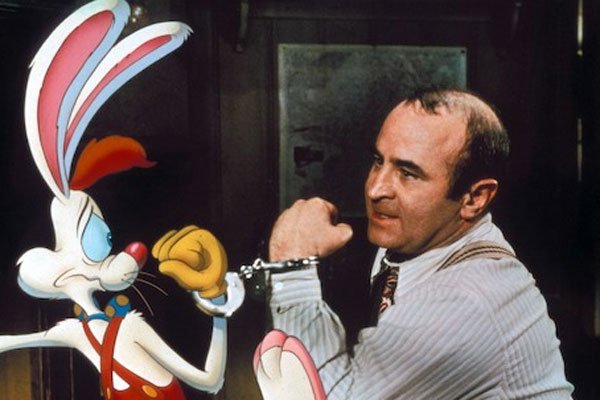 Roger Rabbit und Bob Hoskins