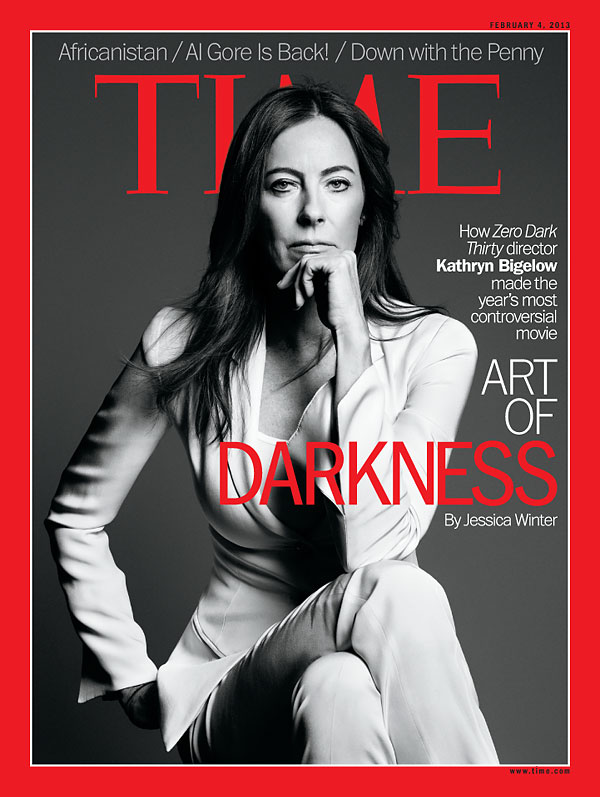 Oscar Gold: “Zero Dark Thirty” Director Kathryn Bigelow on Cover of Time