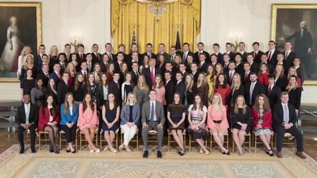 Dear Roseanne Barr: Here’s Your President 100 White Interns, 2 Who Are Not — Is This Your Audience, Too?