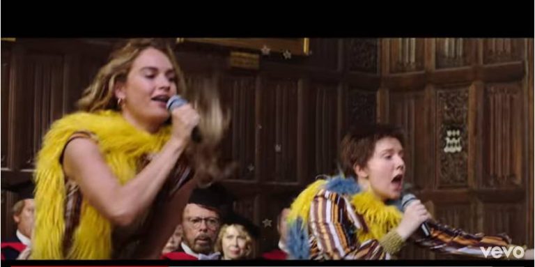 Mamma Mia! Watch Lily James of “Downton Abbey” Fame Sing “When I Kissed the Teacher” from New ABBA Movie