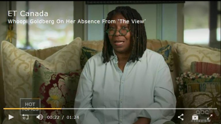 Good News! Whoopi Says She’s Much Better, Had Pneumonia in Both Lungs and Was Septic: “I came very close to leaving this good Earth”