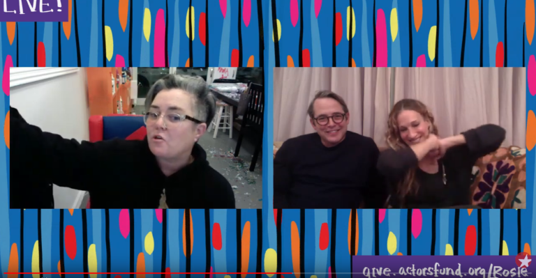 Broadway: Rosie O’Donnell Raises $500,000 for the Actors Fund Including Her Own Donation During Streaming You Tube Special Featuring Dozens of Top Name Stars