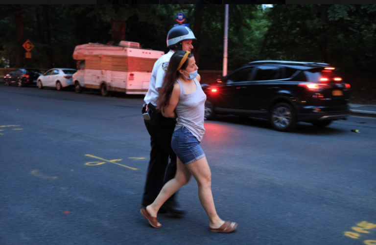 Cops Arrest Elton John’s Broadway Songwriting Partner on “Devil Wears Prada” for Cheering on Protestors from Stoop