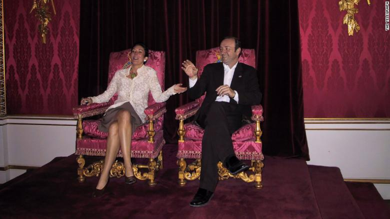 Exclusive: It Was Prince Andrew Who Gave Kevin Spacey and Ghislaine Maxwell Permission to Sit on the Queen’s Throne