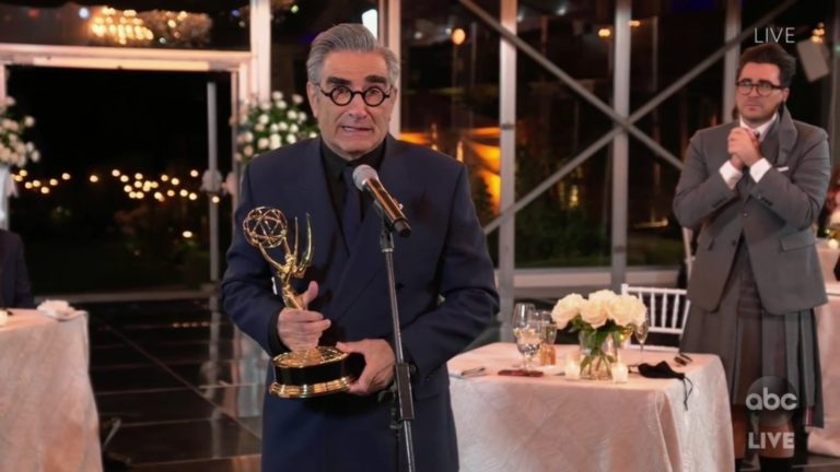 “Schitt’s Creek” Wins Big, Takes Up First Hour of Emmys, Tanks Ratings Because No One’s Ever Seen it