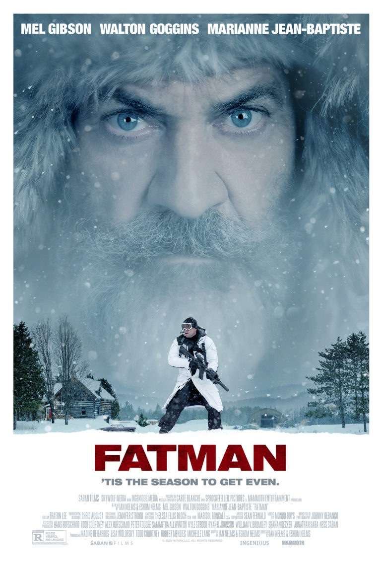 Merry Christmas from Hollywood Pariah Mel Gibson: New Movie Poster Shows Angry Santa Looming Over Rifle Bearing Assassin