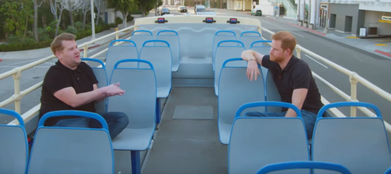 Watch Prince Harry Tell James Corden “I will never walk away” from Royal Family, but left London “because it was destroying my mental health”