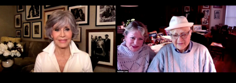 Jane Fonda, Norman Lear Chat About Getting Lifetime Golden Globes and Sharing a Lifetime Friendship