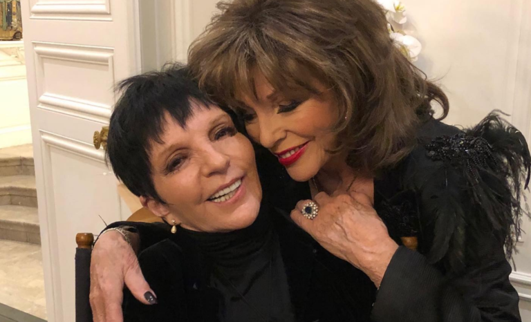 Saturday Special: Watch Legend Liza Minnelli Celebrate Her 75th Birthday Singing Away with Grand Dame Joan Collins