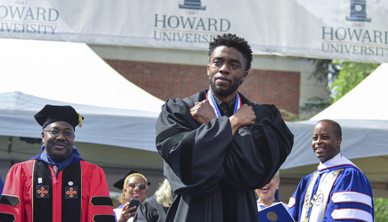Cool: Howard University to Rename Fine Arts School for Chadwick Boseman Per New Dean Phylicia Rashad