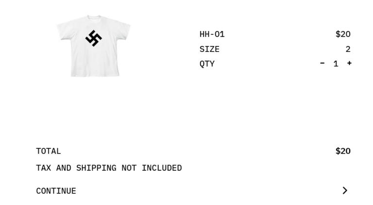 Kanye West Wipes Social Media Accounts Clean, Sells Only Swastika T Shirt for $20 on Website