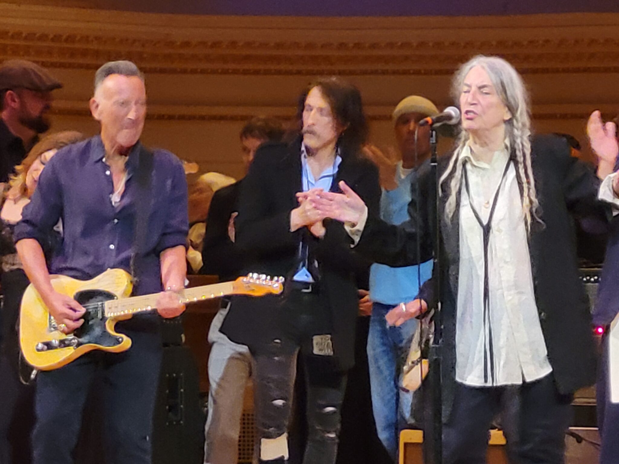 Johnny Depp Performs at Star Studded Patti Smith Tribute, Bruce