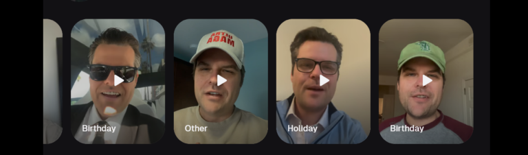 Fire Sale: Disgraced Ex-Rep Matt Gaetz Marks Down Cameo Shots 63% from $550 to Just $200