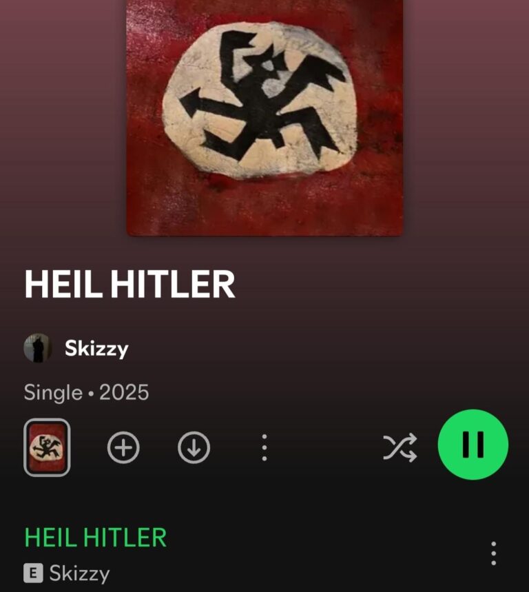 Spotify, YouTube, Scrybe Upload Kanye “Heil Hitler” Song, Video For Purchase and Streaming, Includes Hitler Speech