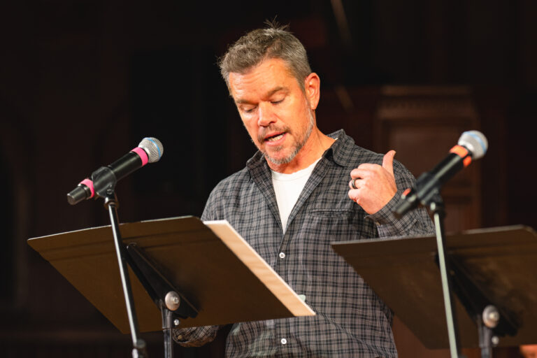 Matt Damon Kills It Leading All Star Reading of Kenneth Lonergan Play to Support NYC Landmark, with Alec Baldwin, J Smith Cameron, Gretchen Mol