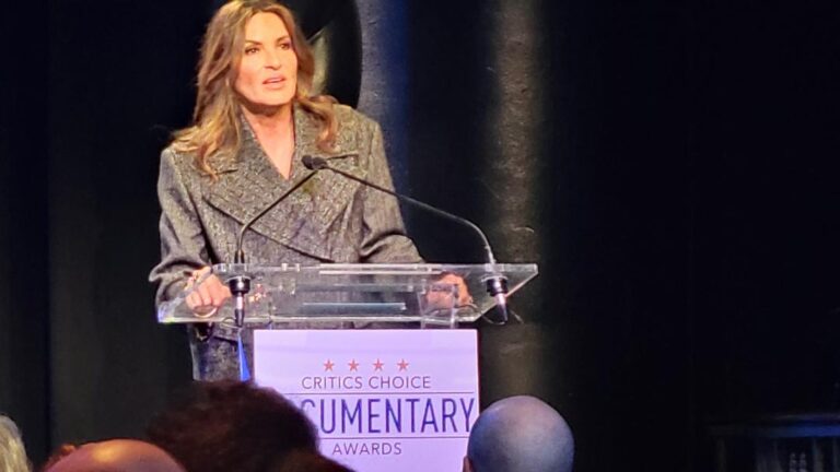 Mariska Hargitay Gives Emotional Speech After Winning at Critics Choice Doc Awards, Scorsese Project Takes 2 Awards