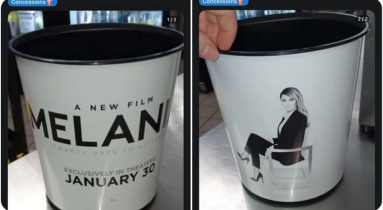 “Melania” Movie Popcorn Bucket Hits ebay for $29.99 — Can Be Purchased Without Actually Seeing the Film