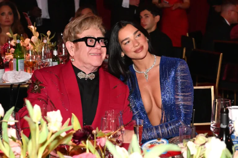Elton John and David Furnish’s Oscar Party Raises $10 Mil for AIDS Research with Bernie Taupin, Dua Lipa, And Even David Geffen!