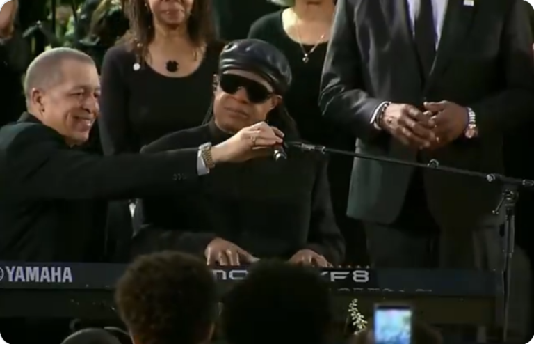 Watch Stevie Wonder Performing Note Perfect “Always” from “Songs in the Key of Life” at Jesse Jackson Memorial Service