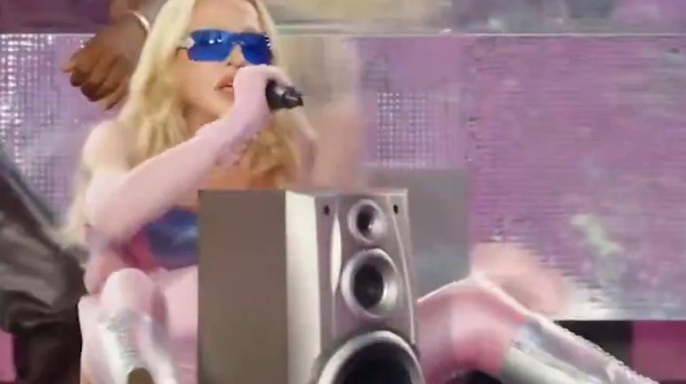 Trying Hard: Desperate Madonna Lip Syncs in Times Square Show at Rush Hour, Drops Another Disco Single Using Her Real Voice