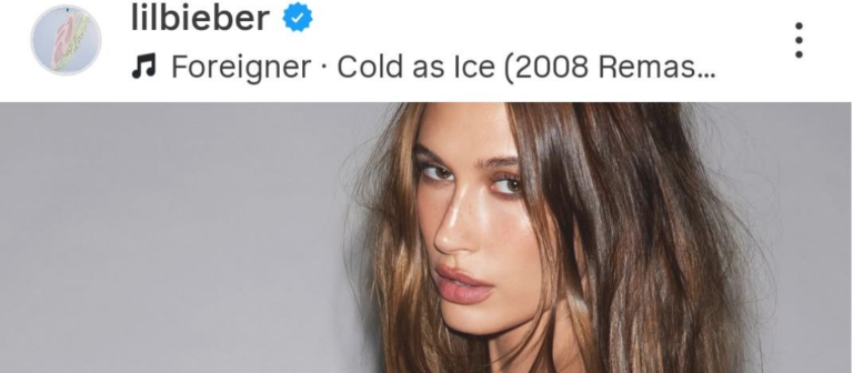 Justin Bieber Posts Some Eye-Popping Pictures of Wife Hailey Baldwin, Using Foreigner Song “Cold as Ice” as Soundtrack