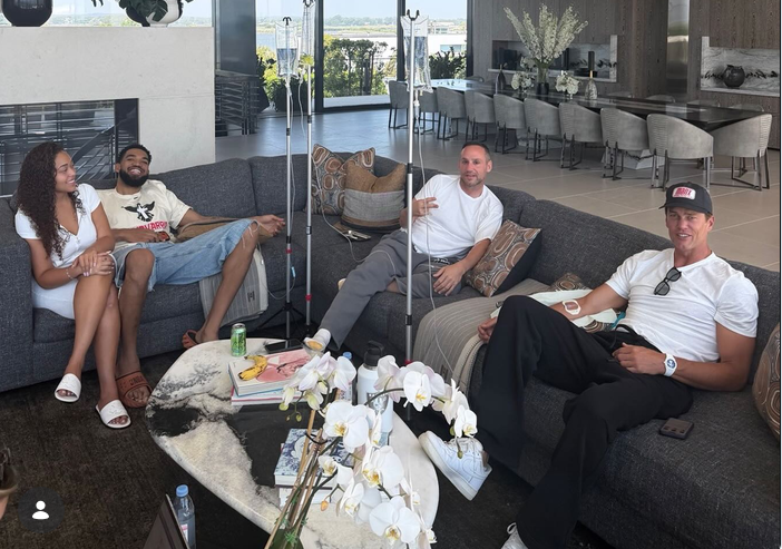 Tom Brady Seen Getting IV Hydration The Morning After Michael Rubin Fanatics Party in the Hamptons Underscores His Sketchy Decisions
