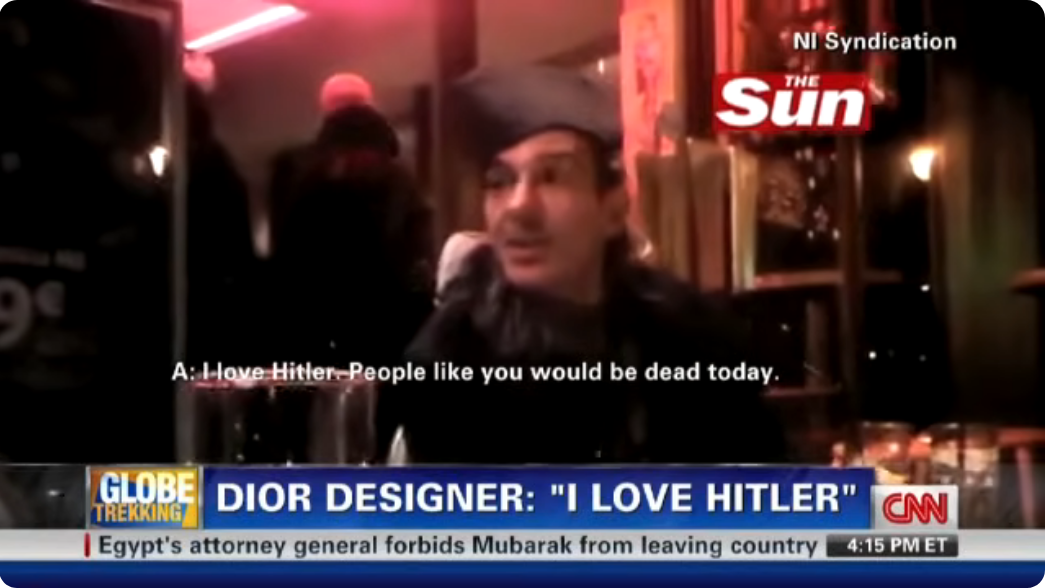 Anna Wintour, Met Museum to Honor Antisemitic Designer John Galliano Who Said “I Love Hitler on Video (Watch) at Next Year’s Met Gala