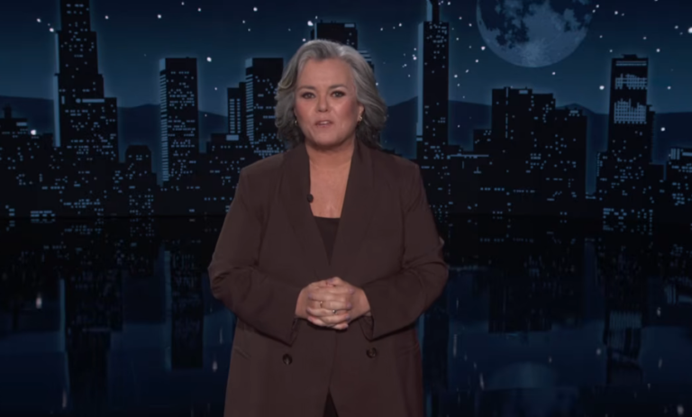Rosie O’Donnell Night 3 on Kimmel: Calls Trump “Petty Roosevelt,” Makes Joke About Natalie Harp Tucking Him In, and Refrains From Name Calling